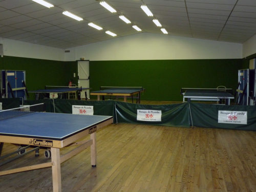 Salle tennis de table